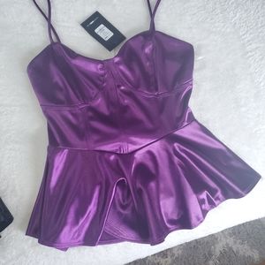 Purple Peplum